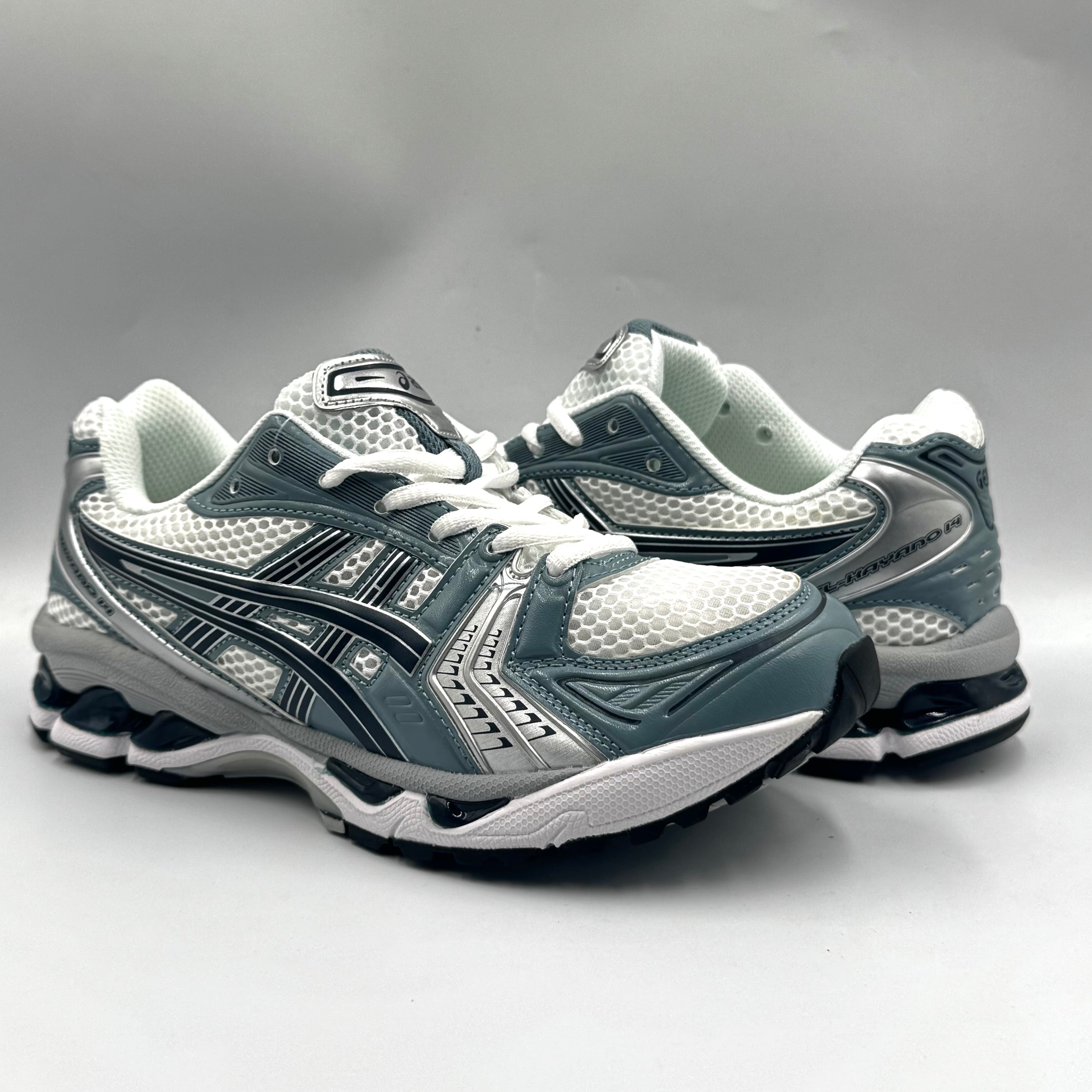 ASICS KAYANO 14 WHITE FJORD GREY