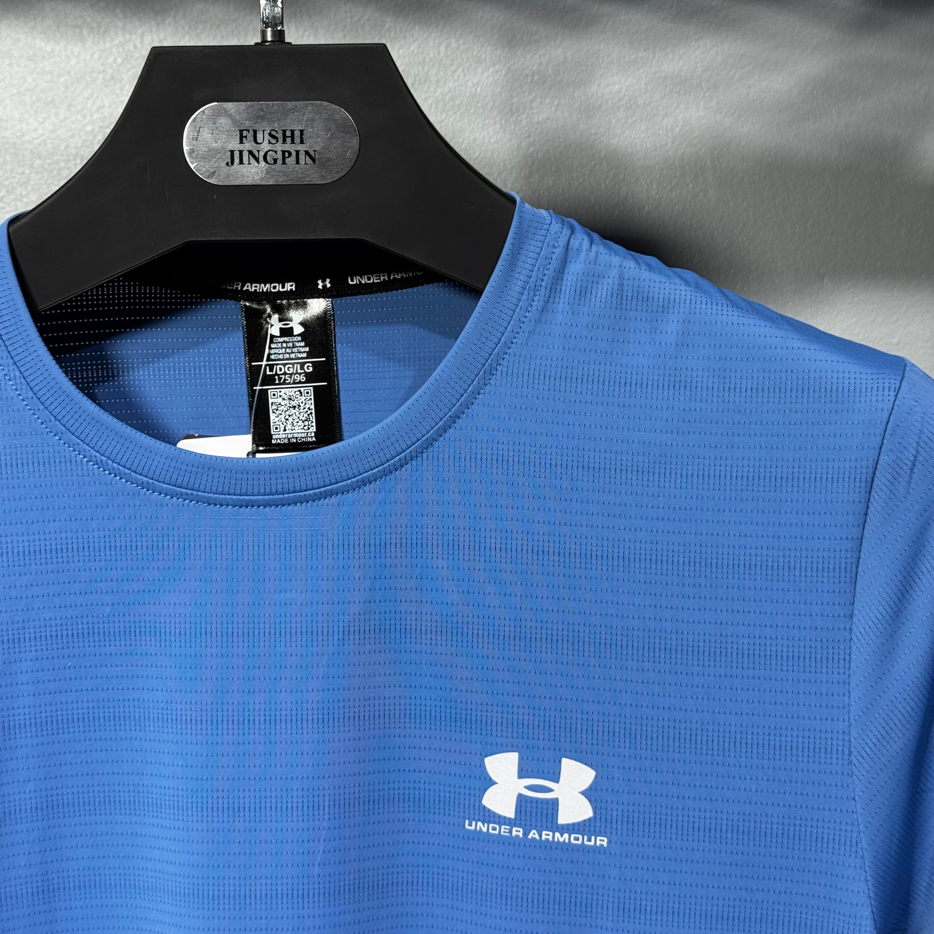 T'SHIRT UNDER ARMOUR BLEU