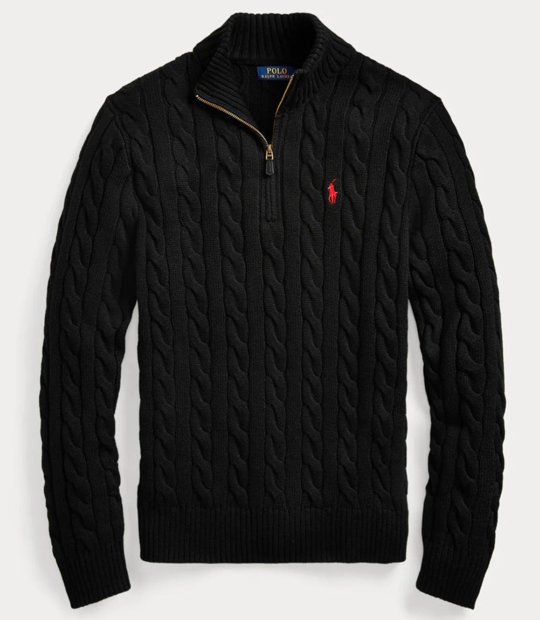 POLO RALPH LAUREN DEMI ZIP BLACK