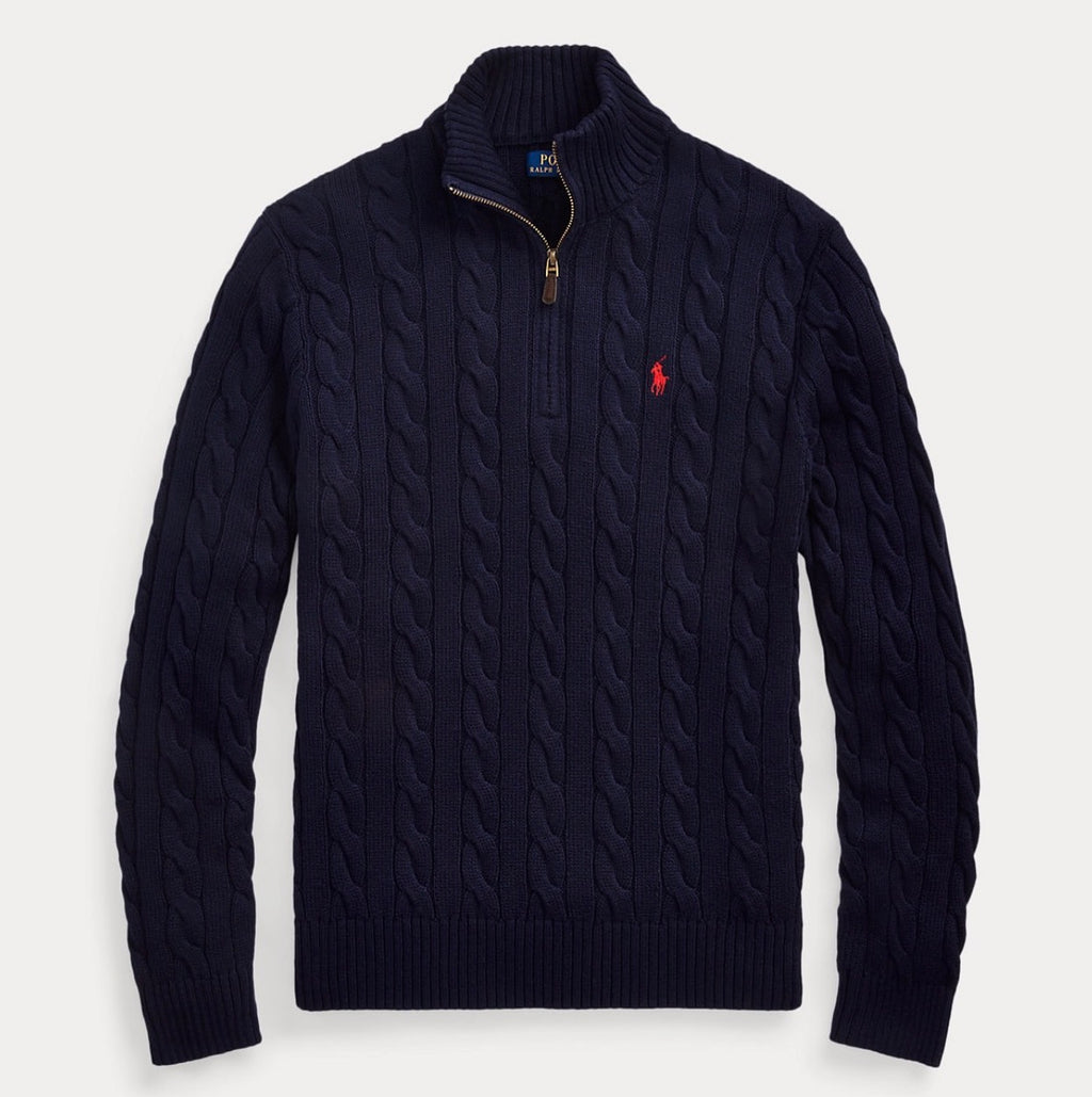 POLO RALPH LAUREN DEMI ZIP BLEU NUIT