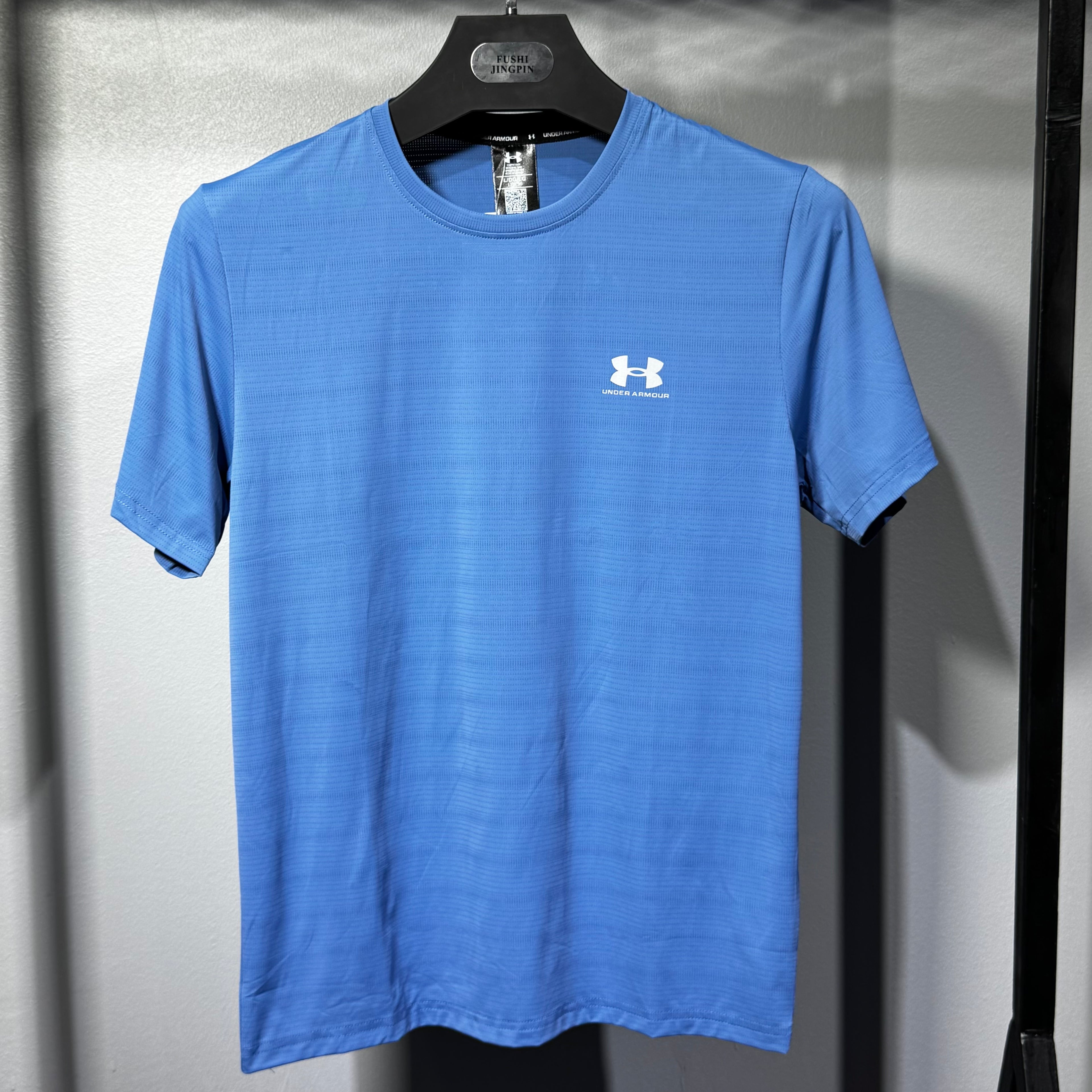 T'SHIRT UNDER ARMOUR BLEU