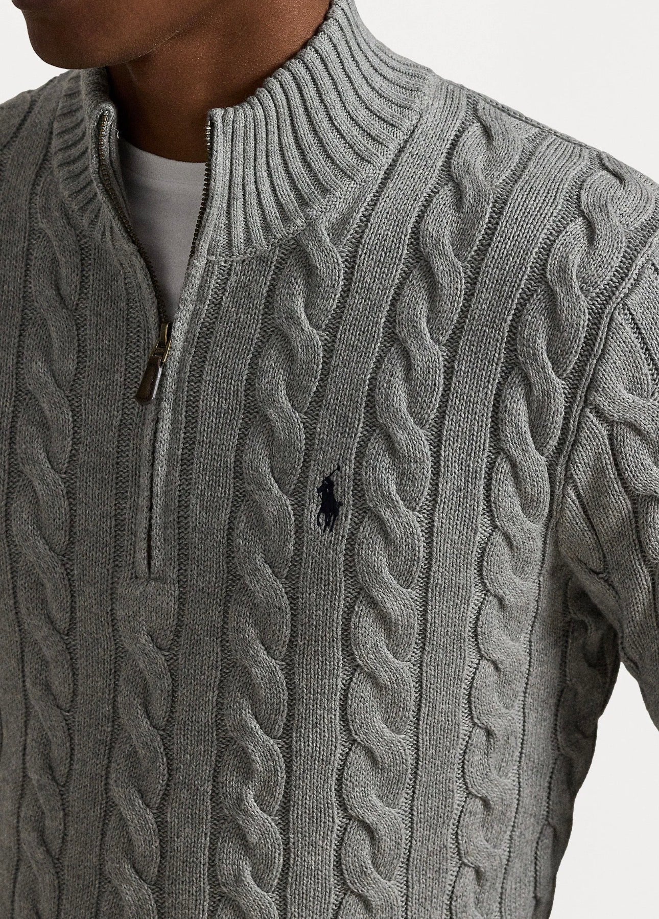 POLO RALPH LAUREN ZIP GRIS