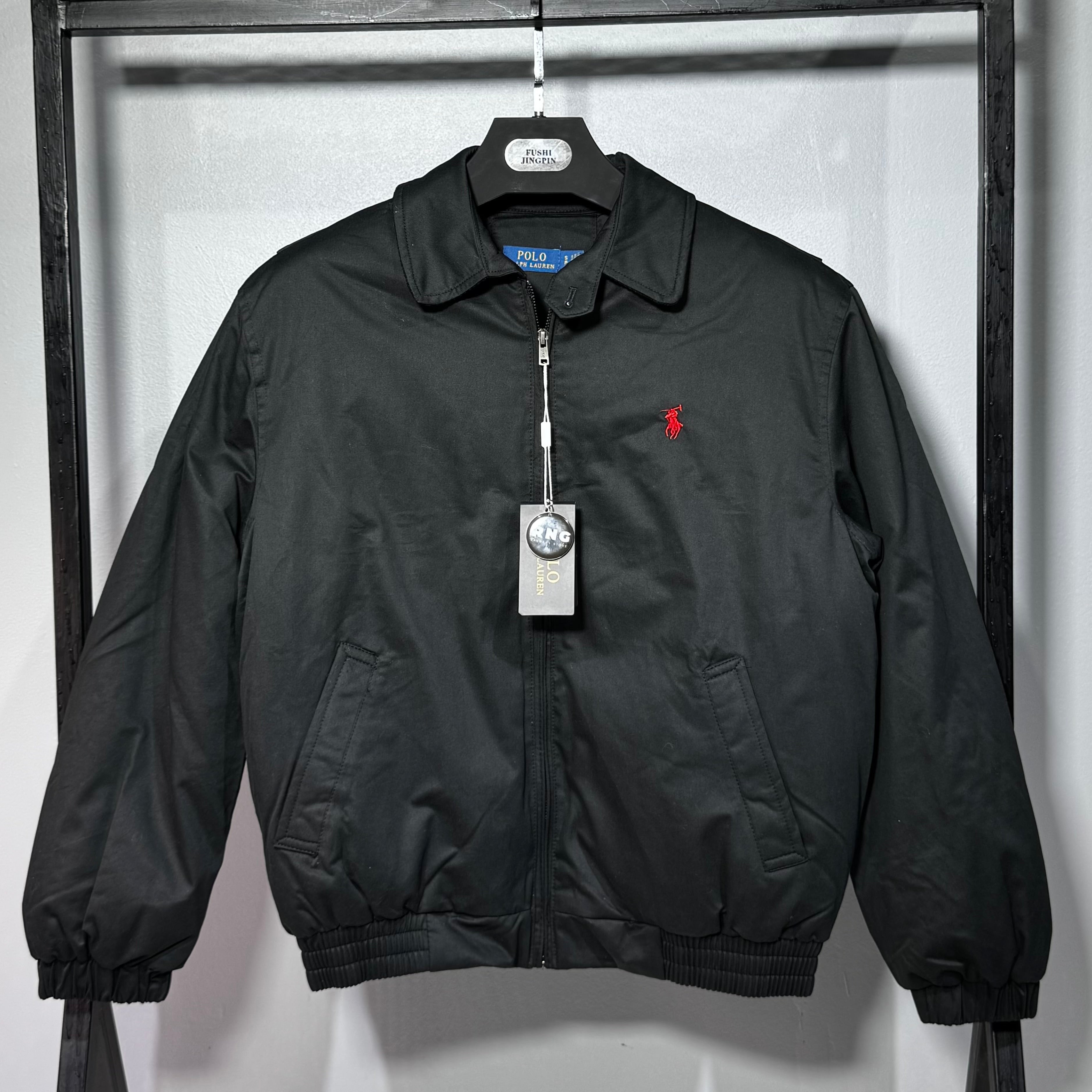 RALPH LAUREN HARRINGTON JACKET BLACK